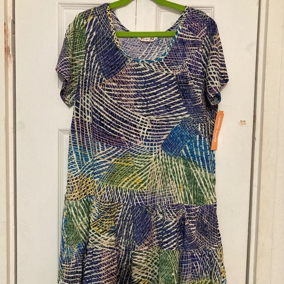 Jams World Lil People *Hibiki* Rayon Hattie Dress, Girl’s Large (12/14) - Picture 1 of 8